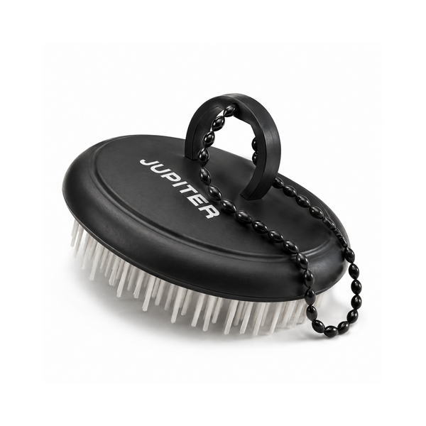 Diangel Scalp Lift ブラック Shower Scalp Brush - Best for Dandruff & Exfoliation | Jupiter