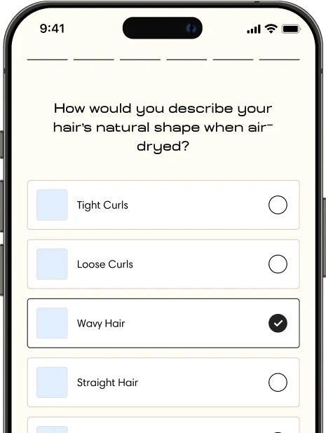 Quiz phone mockup